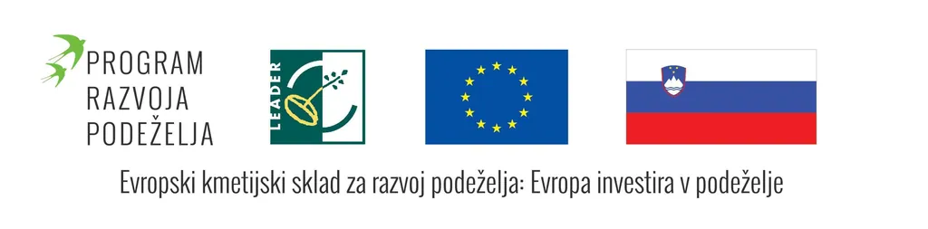 Logotipi Evropskega kmetijskega sklada za razvoj podeželja in Programa razvoja podeželja